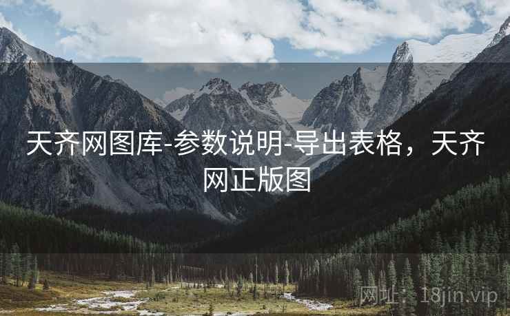 天齐网图库-参数说明-导出表格，天齐网正版图